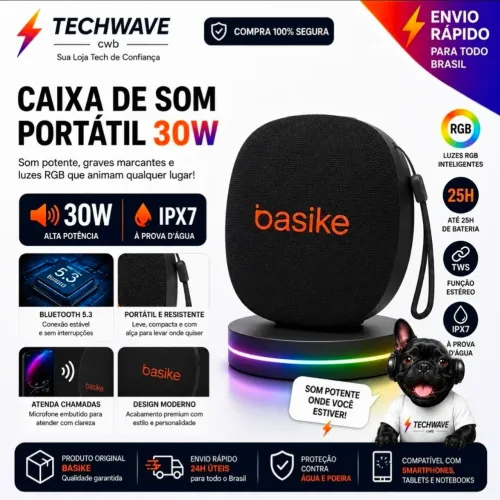 Caixa de som 30W Bluetooth novo caixa lacrada
