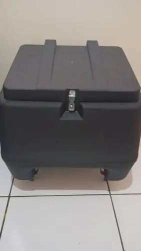 Baú de Moto com Suporte