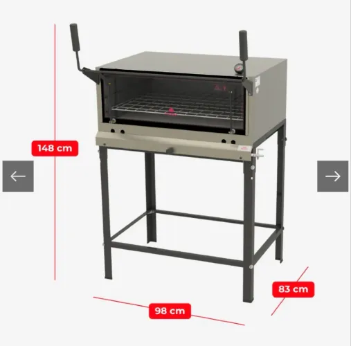 Forno Pedra Refratária à Gás PRP 860 S/KG Inox Progás