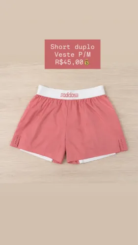 Short duplo Adidas