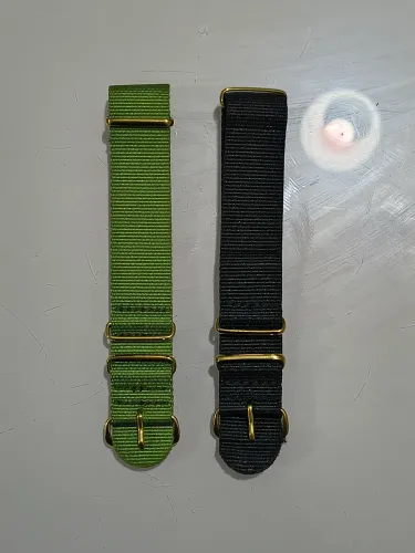 Pulseiras Relógio Nylon 22mm - 2 Unidades
