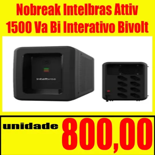 Nobreak Intelbras Attiv 1500 Va Bi Interativo Bivolt    0797     d458