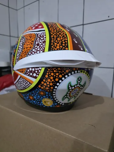 Capacete Agv n60 em perfeito estado ( usado 2x )