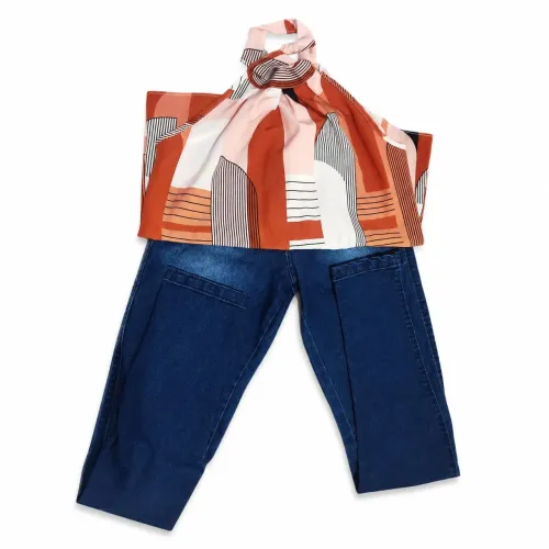 Calça Jeans e Blusa 