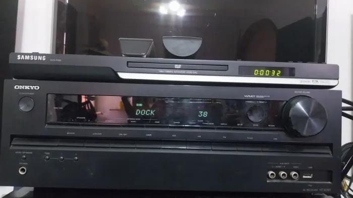 Receiver Onkyo HTR.R.391 5.1 HDMI, DVD.SANSUNG DV.F.396