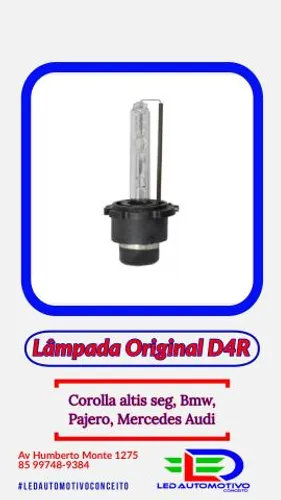 Lâmpadas Xenon Modelo Original Corolla seg altis , Audi , bmw , Audi , Pajero