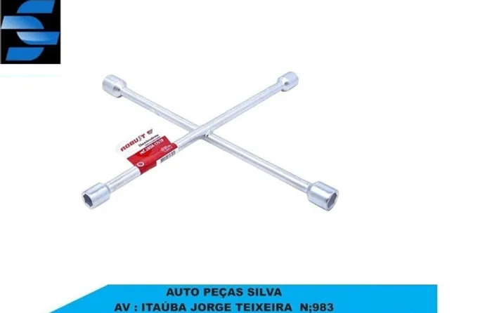Chave De Roda 4 Bocas Tipo Cruz Grande 17x19x21x23mm Promoção