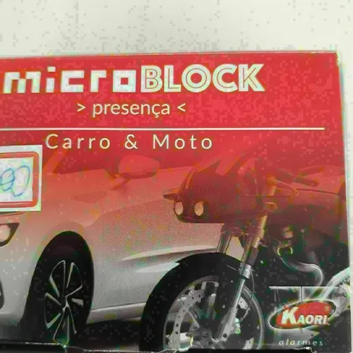 Anti-furto de presença. Kaori. Para carro e moto. Garantia. Novo. Instalado.