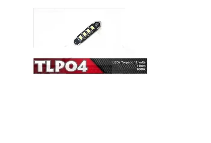 Lâmpada Torpedo LED 41mm Branco Frio 6000k 12V 