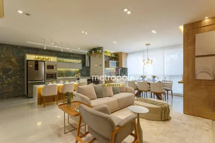 Apartamento à venda, 117 m² por R$ 1.241.101,00 - Vila Assunção - Santo André/SP