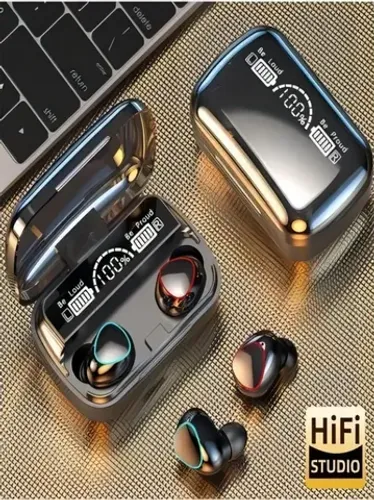 Fone De Ouvido Sem Fio M10 TWS Bluetooth 5.1 9D À Prova D?água