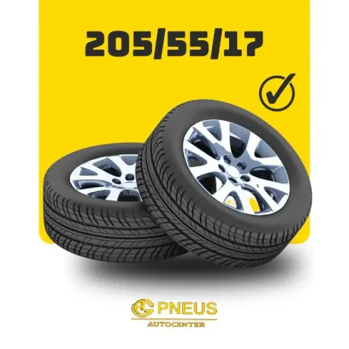 Pneus 205/55 R17 High performace semi novo goodyear