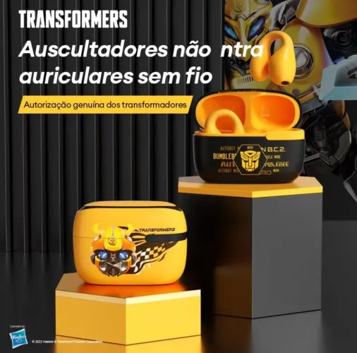 Trnasformers Fone de Ouvido