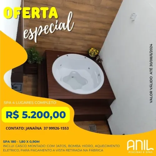 JA - Spa pequeno com bomba e aquecimento - Fábrica Anil Piscinas