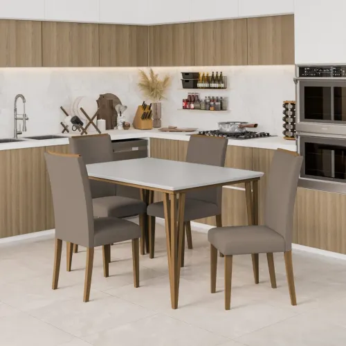 *MESA DE JANTAR SAFIRA + CADEIRA TOPÁZIO