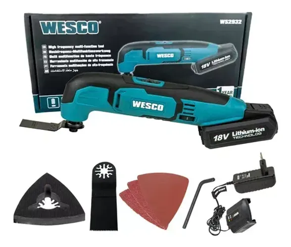 Multiferramenta Oscilante 18v Bivolt Com Kit Ws2932-Wesco