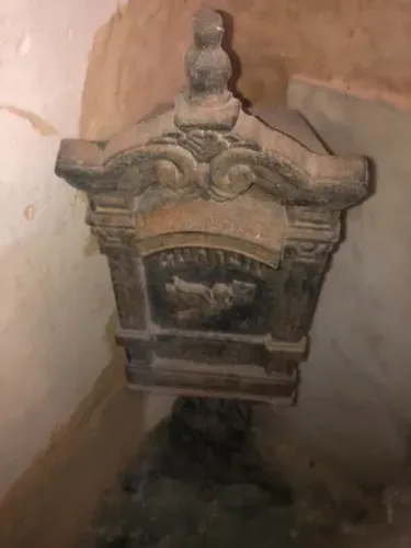 Caixa Correio Colonial Pombo Grande Com Pé Ferro Fundido