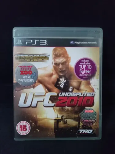 Jogo PlayStation PS3 Vale tudo UFC Undisputed 2010 original mídia física