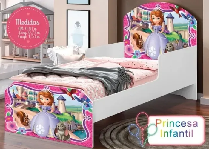 Mini cama infantil homem aranha / princesa NOVA