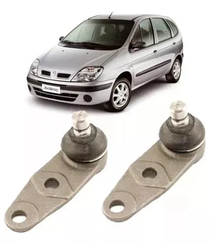 Pivô Suspensão Renault Scenic 1997 / 2003 furo 10mm e 12mm