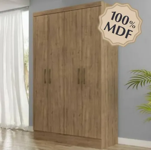 Guarda Roupa 100% MDF com 4 Portas Novo super Lindo