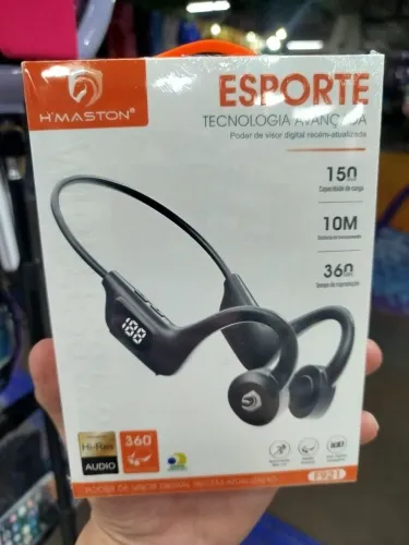 Fone Bluetooth + Cartão de Memória S/ Fio