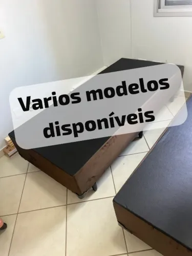 Cama box solteiro suporte