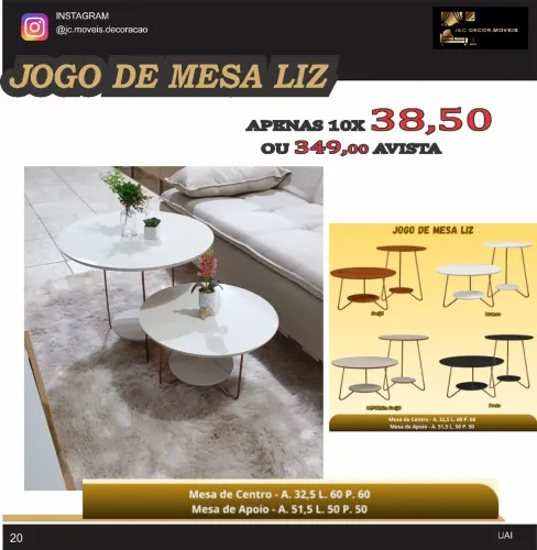 Mesa de Centro Lizz 
