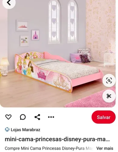 Cama Infantil Princesas Disney - Pura Magia