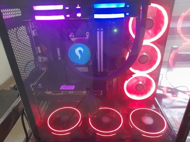 Pc Gamer AMD Ryzen 7 5700X3D 32GB 3200MHz 1Tb M.2 2280 - RX 7600 OC 8G - Lacrado