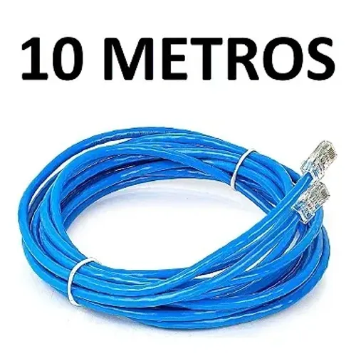 CABO DE REDE INTERNET LAN RJ45 10 METROS