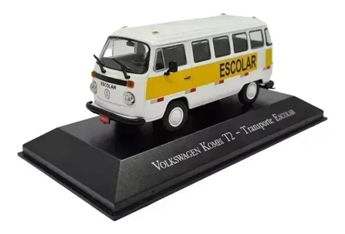 Miniatura - Volkswagen Kombi T2 - Escolar - 1:43 - Ixo