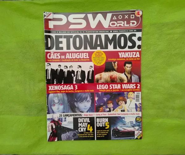 Revista PSW Detonamos: Cães de Aluguel, Xenosaga 3, Yakuza, Lego Star Wars 2