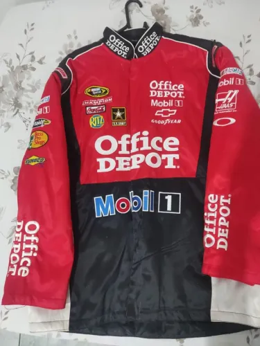 Jaqueta Office Depot Mobil 1 NASCAR hase authentics