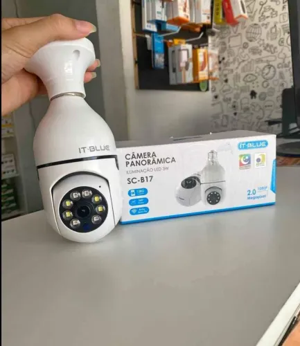 Câmera Panorâmica - Iluminação LED