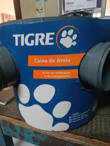 Caixa de Areia Tigre - Elimine Entupimentos!