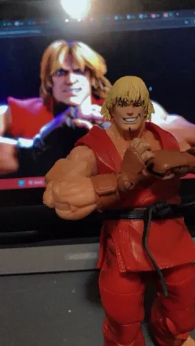 Boneco Ken Street Fighter vídeo game tag actionr figure Cloth myth Dragon ball