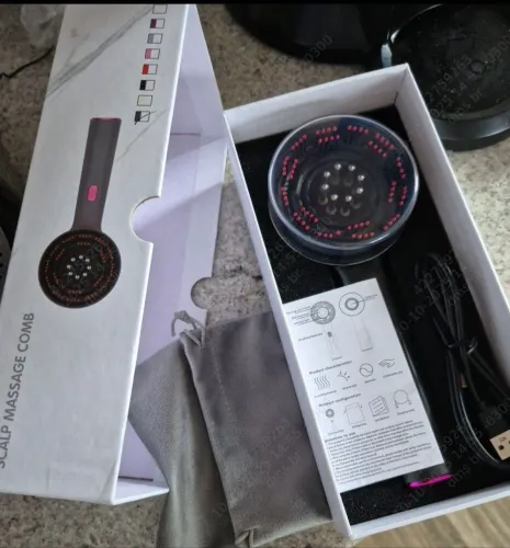 Escova massagem capilar 2 em 1