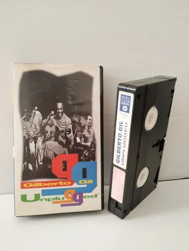 Fita VHS Gilberto Gil Unplugged (Oficial Warner 1994)