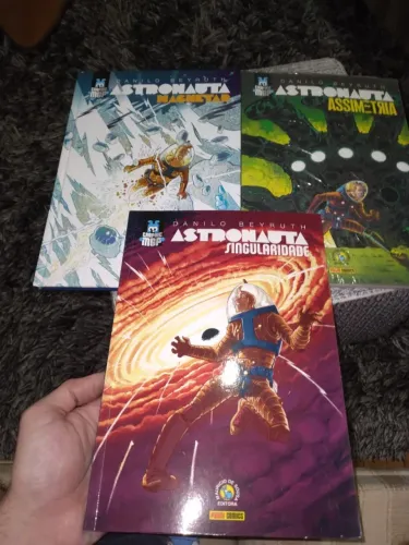 Lote Graphic Msp - Astronauta Vol 1, 2 E 3 Leia