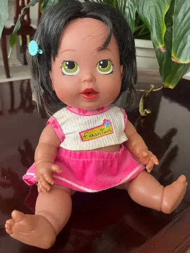 Boneca Negra Vinil Fashion Rara