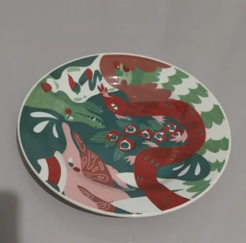 Prato de Louça Decorativa