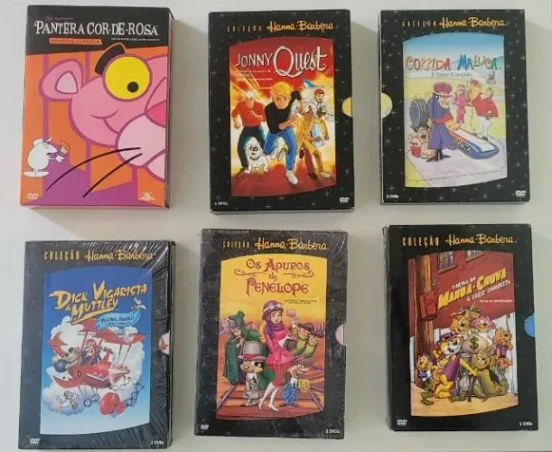 DVDs Box Hanna Barbera ORIGINAIS + FRETE GRÁTIS