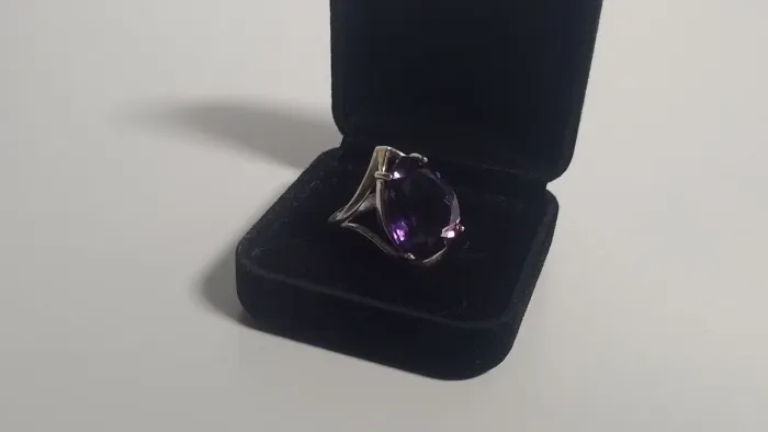 Anel AMETISTA Gota Extra