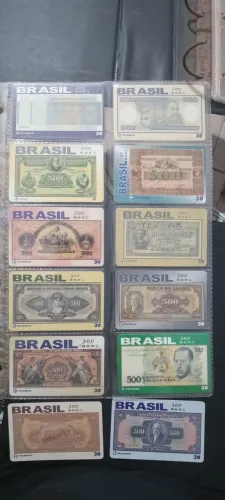 Cartões telefônicos da  Cédulas Antigas do Brasil - Telemática