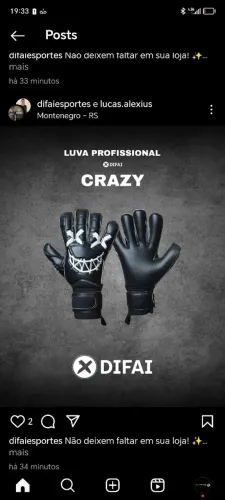 Luva de Goleiro Profissional
