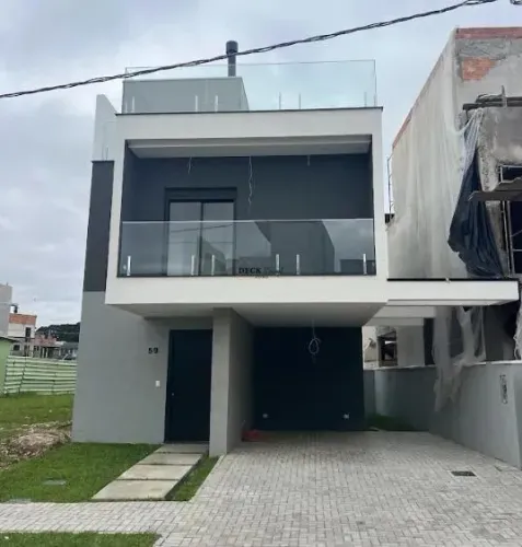 Casa nova para alugar com 3 quartos, todos suítes, e 2 vagas de garagem no bairro Santa Câ