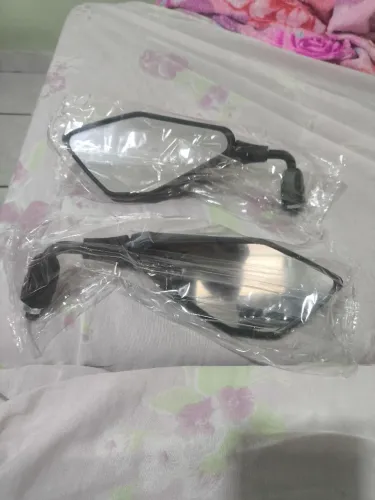 Retrovisor z400 novo aste curta  p/ fan e titan etc