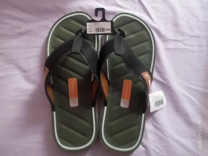 Chinelo Sandália Cartago Verde Preta 43-44 - nova