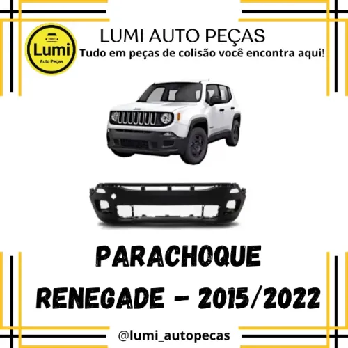 Parachoque Renegade 15/22 - NOVO 